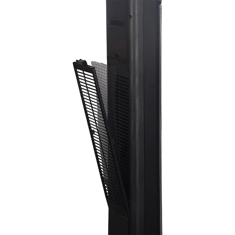 Ultra-cienki ceramiczny ceramiczny grzejnik elektryczny czarny i srebrny Ultra-cienki ceramiczny ceramiczny grzejnik elektryczny czarny i srebrny